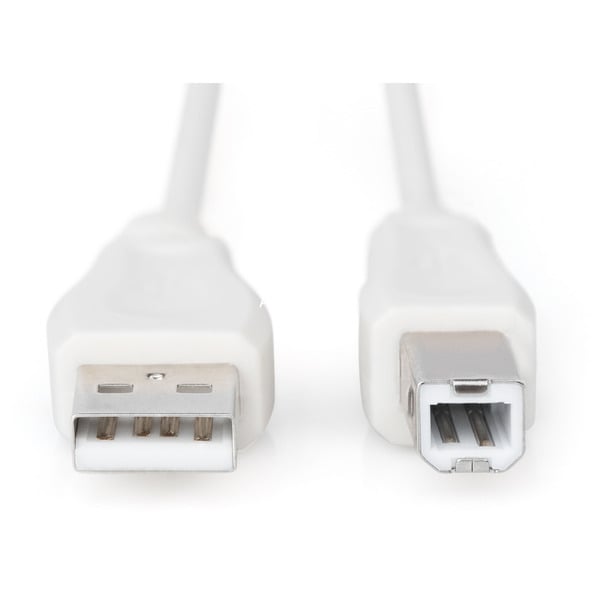 (€ 0,93 / 1 m) Digitus USB 2.0 Anschlusskabel USB-A (Stecker) > USB-B (Stecker) - Digitus - vue 2