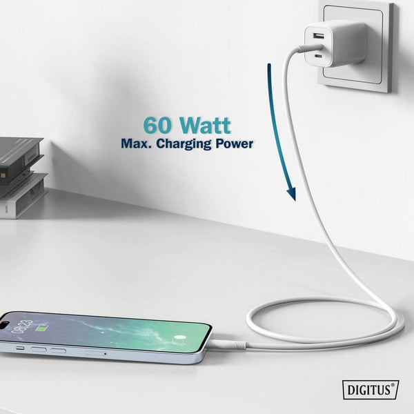 Digitus USB 2.0 Silikon-Anschlusskabel USB-C > USB-C - Digitus - vue 10