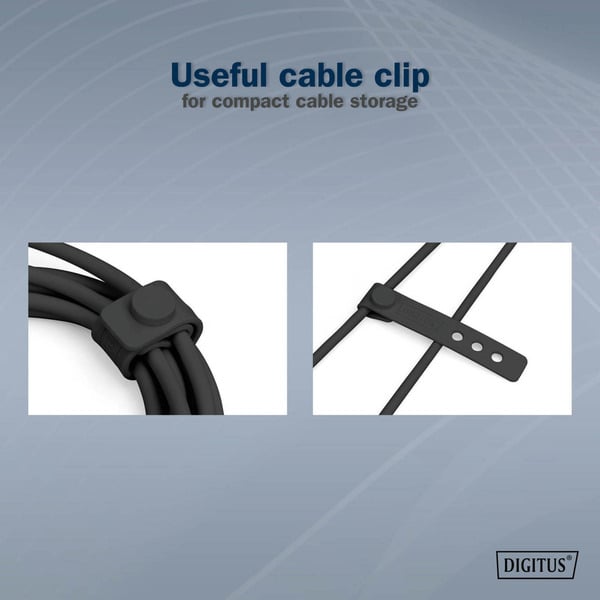 Digitus USB 2.0 Silikon-Anschlusskabel USB-C > USB-C - Digitus - vue 9
