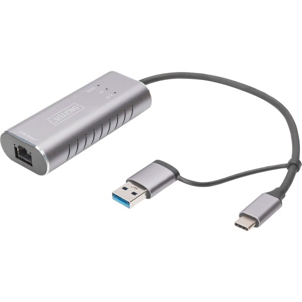 Digitus USB 3.2 Gen 1 Adapter, USB-C Stecker > RJ-45 Buchse - Digitus