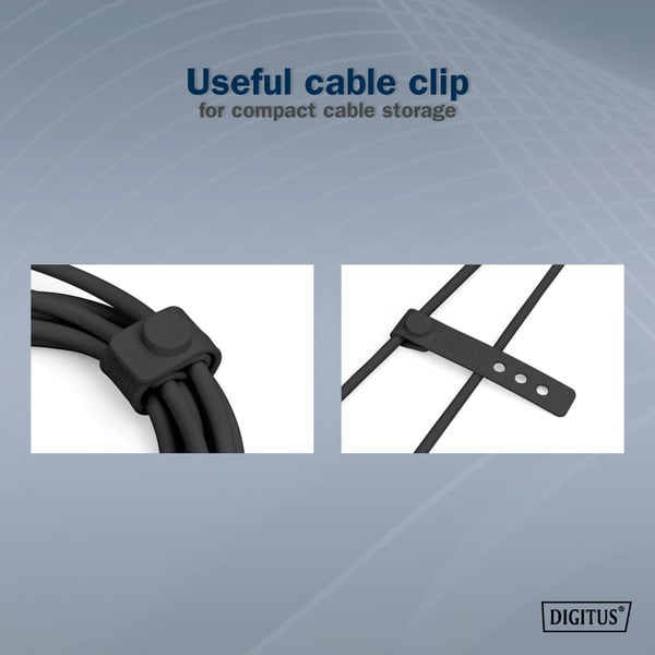 Digitus USB 3.2 Gen 2 Silikon-Anschlusskabel USB-C > USB-C - Digitus - vue 10