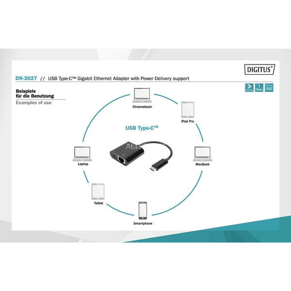 € 22,93 Digitus USB Type-C Gigabit Ethernet Adapter - Digitus - vue 7