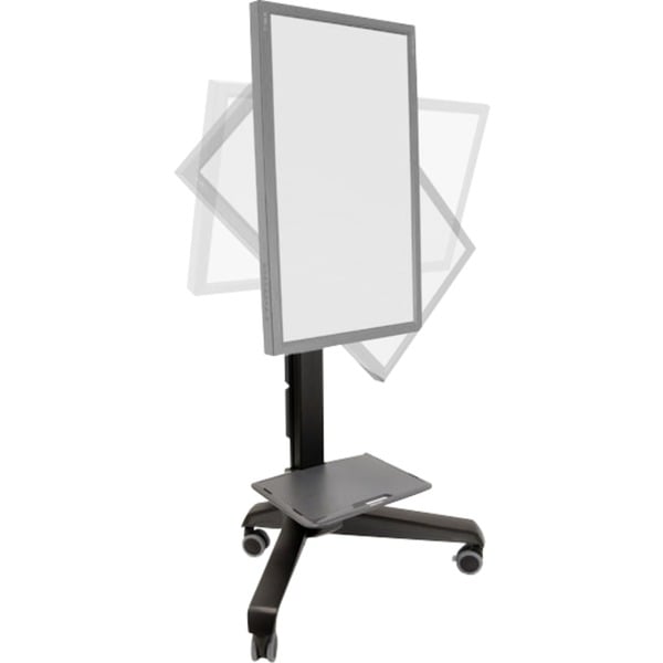 Ergotron Neo-Flex Mobile MediaCenter UHD, pied - Ergotron - vue 3