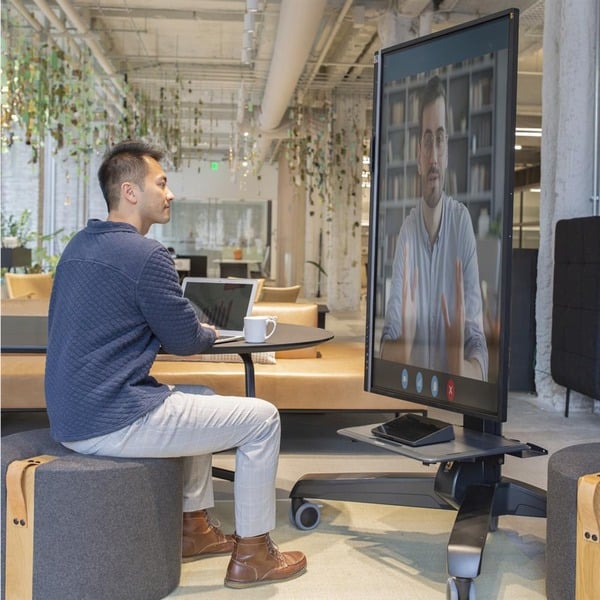 Ergotron Neo-Flex Mobile MediaCenter VHD, pied - Ergotron - vue 8