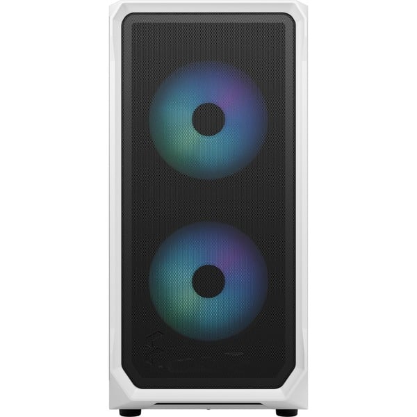 Fractal Design Focus 2 RGB White TG Clear Tint, Tower-Gehäuse - Fractal Design - vue 2