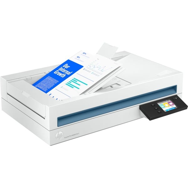 HP ScanJet Pro N4600 fnw1, Flachbettscanner - HP - vue 4