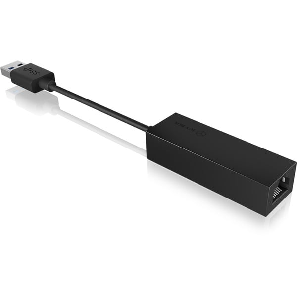 ICY BOX USB 3.2 Gen 1 Adapter IB-AC501a, USB-A Stecker > RJ-45 Buchse - ICY BOX - vue 2