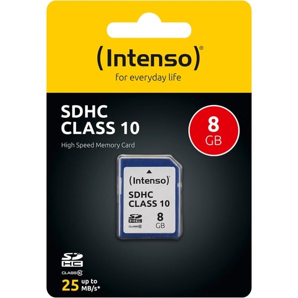 Intenso Secure Digital SDHC Card 8 GB, Speicherkarte - Intenso - vue 2