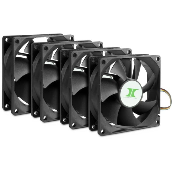 Inter-Tech IPC Fan Set 80mm, Gehäuselüfter - Inter-Tech