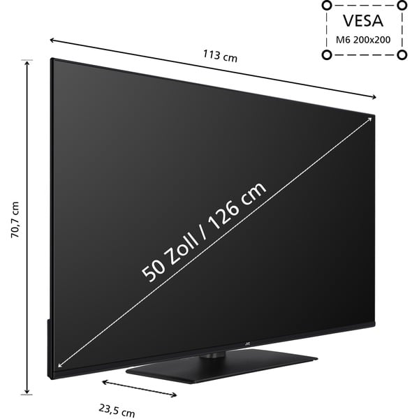 JVC LT-50VUQ3455, QLED-Fernseher - JVC - vue 9