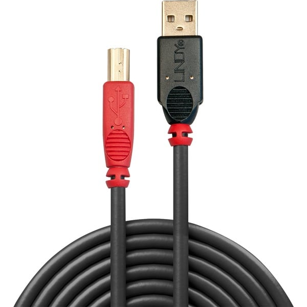 Lindy USB 2.0 Aktivkabel, USB-A Stecker > USB-B Stecker - Lindy