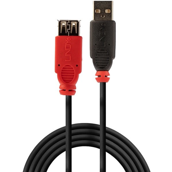 Lindy USB 2.0 Aktivverlängerungskabel Slim, USB-A Stecker > USB-A Buchse - Lindy - vue 2