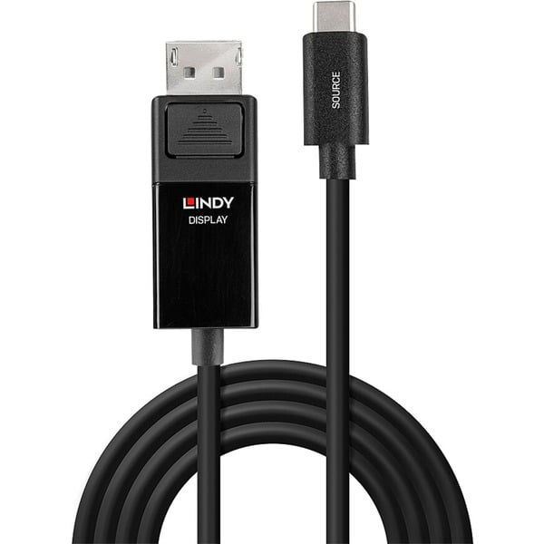 Lindy USB Adapterkabel 8K60, USB-C Stecker > DisplayPort Stecker - Lindy - vue 2