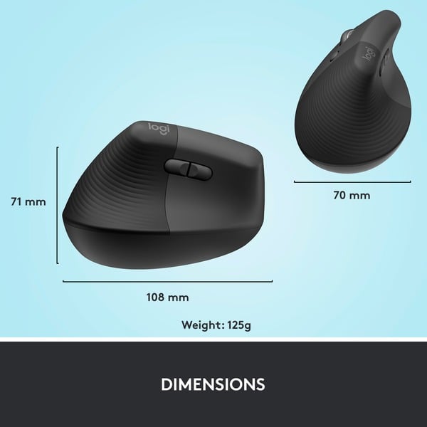 Logitech Lift, souris - Logitech - vue 8