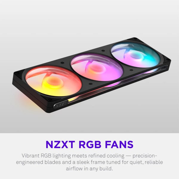 NZXT F360 RGB, Gehäuselüfter - NZXT - vue 3