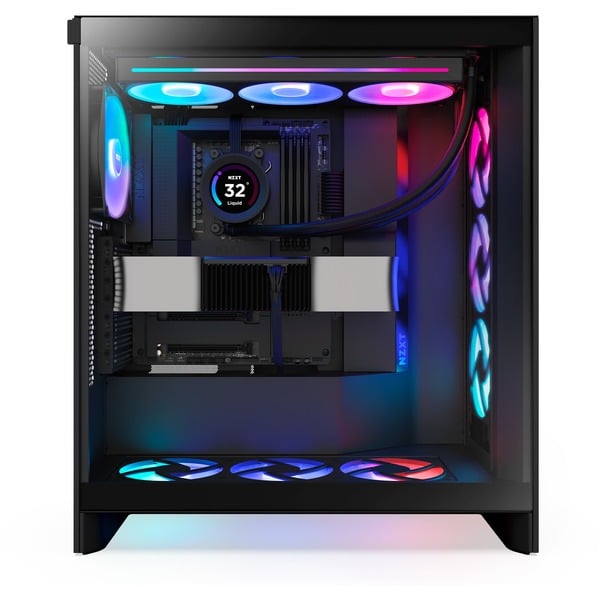 NZXT H7 Flow RGB ( 2024 ), Tower-Gehäuse - NZXT - vue 4