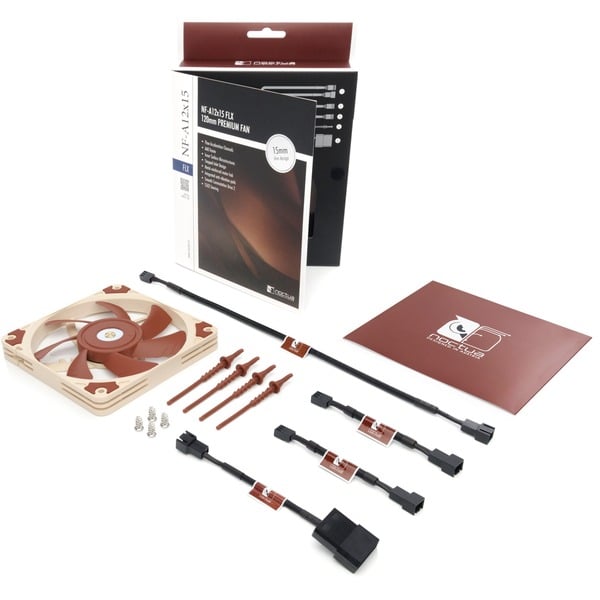 Noctua NF-A12x15 FLX, Gehäuselüfter - Noctua - vue 3
