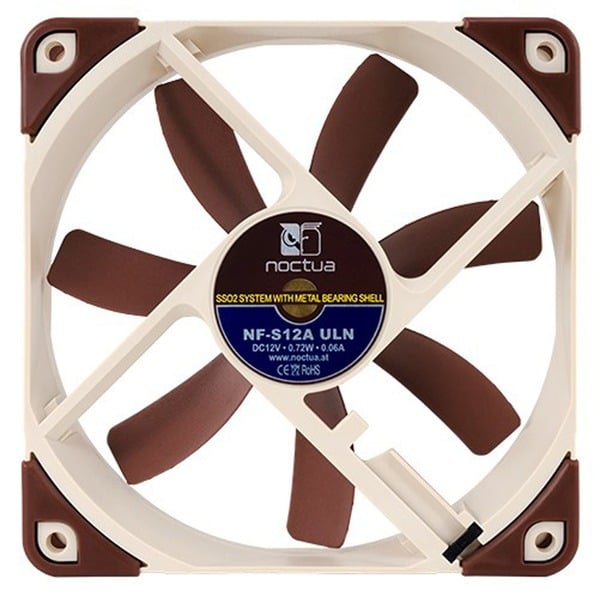 Noctua NF-S12A ULN, Gehäuselüfter - Noctua - vue 2