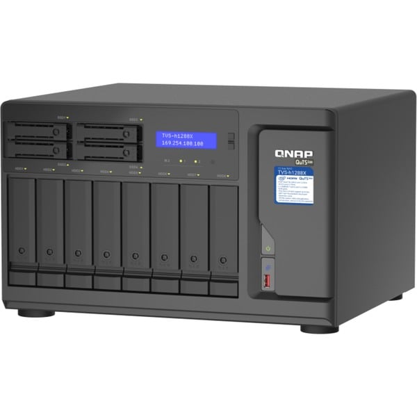 QNAP TVS-h1288X-W1250-16G, NAS - QNAP - vue 5