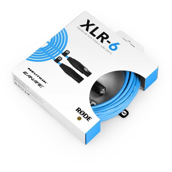 Rode Microphones Premium XLR-câble XLR6M-B blue - Rode Microphones - vue 2