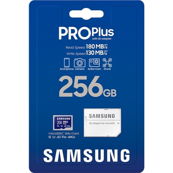 Samsung PRO Plus 256 GB microSDXC (2023), Speicherkarte - Samsung - vue 8