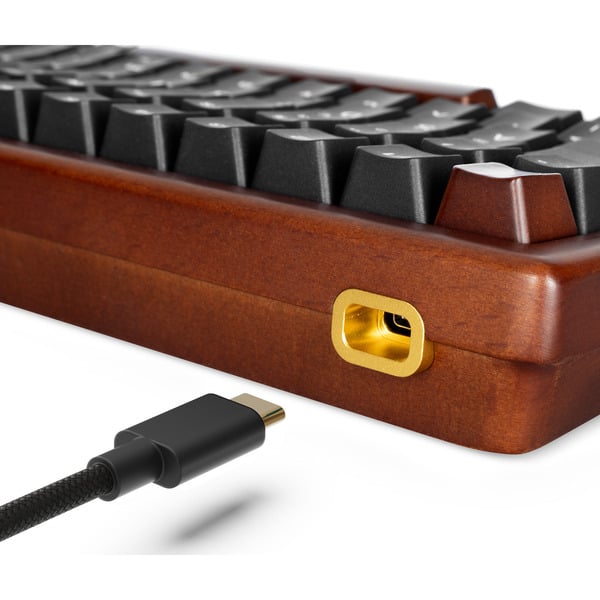 Sharkoon SKILLER SGK50 S2 Wood PBT, clavier gaming - Sharkoon - vue 7