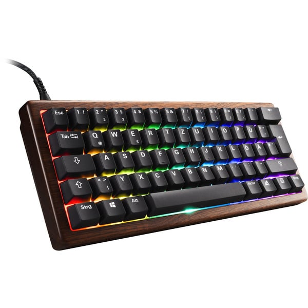 Sharkoon SKILLER SGK50 S4 Gen2 Wood PBT, clavier gaming - Sharkoon - vue 2