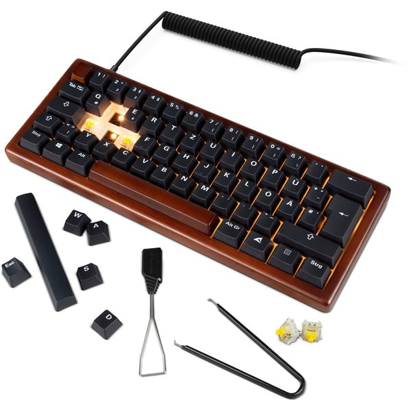 Sharkoon SKILLER SGK50 S4 Gen2 Wood PBT, clavier gaming - Sharkoon - vue 9