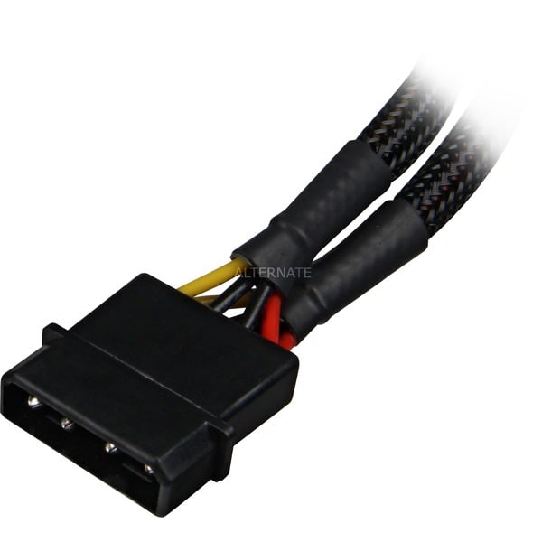 Sharkoon Y-Stromkabel 4Pin 5,25" > 2x 4Pin 5,25", Y-câble - Sharkoon - vue 3