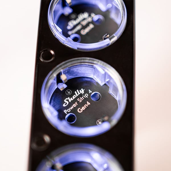 Shelly Steckdosenleiste Power Strip 4 Gen4 - Shelly - vue 5