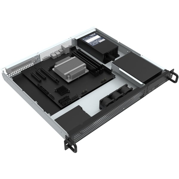 SilverStone RM100 1U-Rackmount, Rack, Server-Gehäuse - SilverStone - vue 15