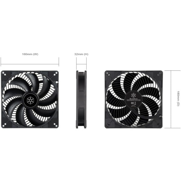 SilverStone SST-AP184i-PRO 180x180x32, Gehäuselüfter - SilverStone - vue 12