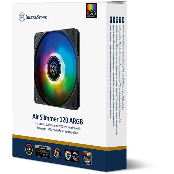 SilverStone SST-AS120B-ARGB 120x120 15, Gehäuselüfter - SilverStone - vue 11