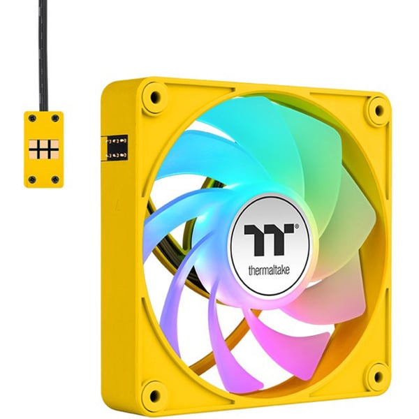 Thermaltake CT140 EX Reverse ARGB Sync PC Cooling Fan Bumblebee, Gehäuselüfter - Thermaltake - vue 3