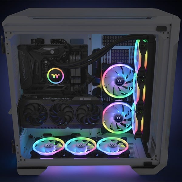 Thermaltake SWAFAN 14 RGB 140x140x25, Gehäuselüfter - Thermaltake - vue 5