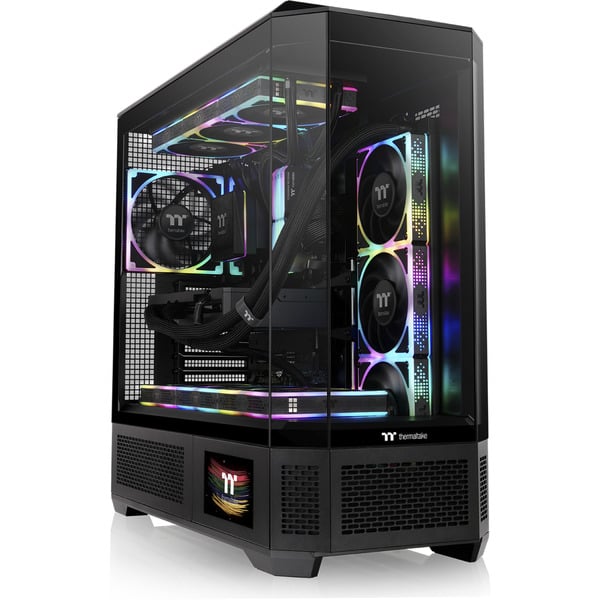 Thermaltake View 600 TG Black, Big-Tower-Gehäuse - Thermaltake