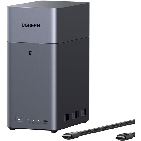 UGREEN DH2300 + 2x 6 TB Seagate IronWolf HDD Bundle, NAS - UGREEN - vue 4