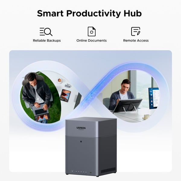UGREEN DH4300 Plus, NAS - UGREEN - vue 13