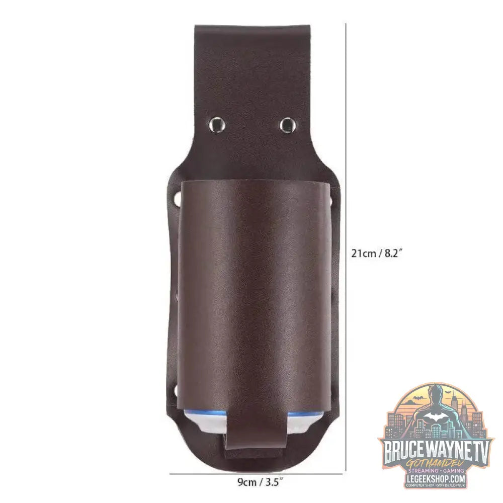 🍺 Étui portable pour bouteille – Ceinture à bière / canette pratique en cuir PU - Legeekshop