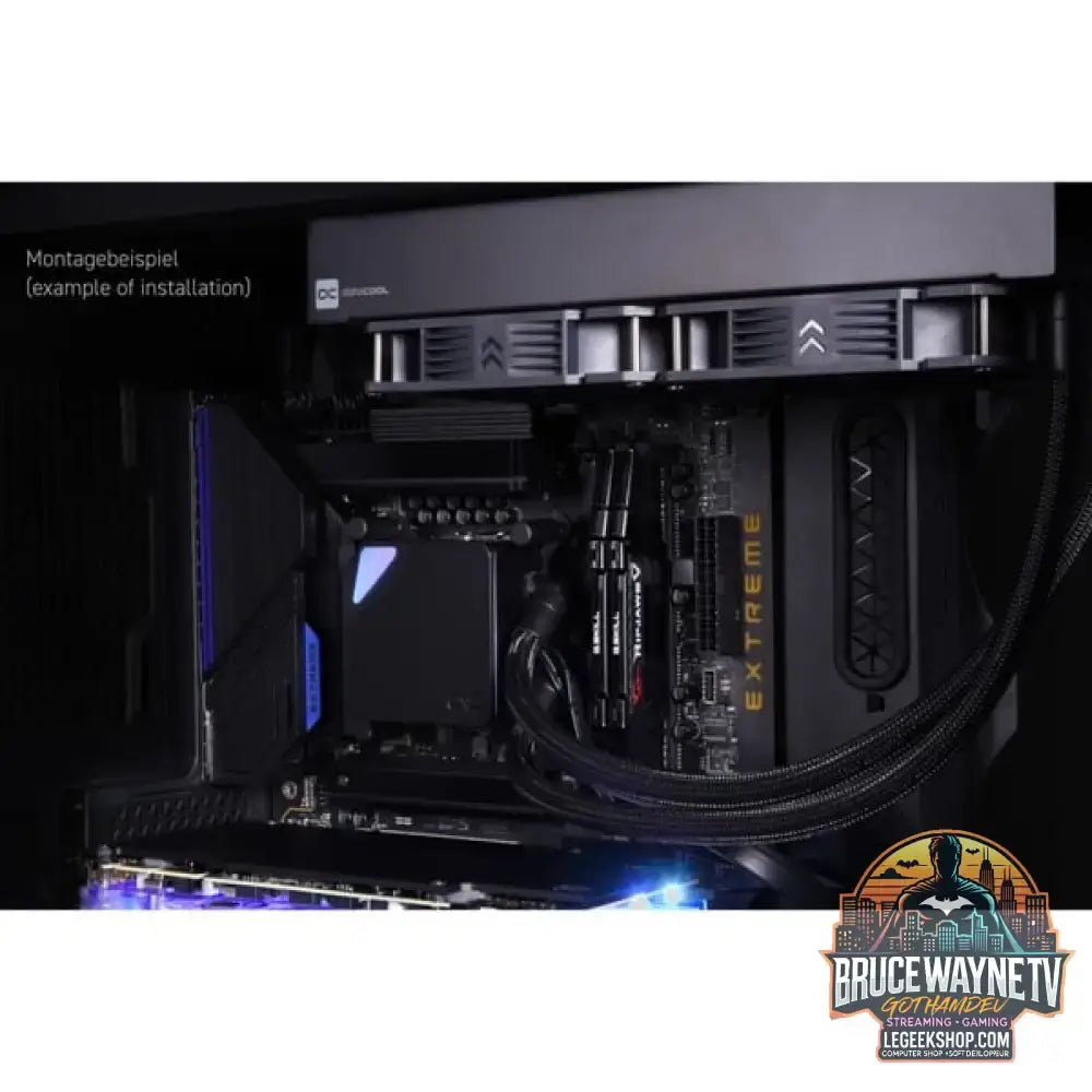 Alphacool Core Ocean T38 AIO 280mm, Wasserkühlung schwarz - Alphacool - vue 9
