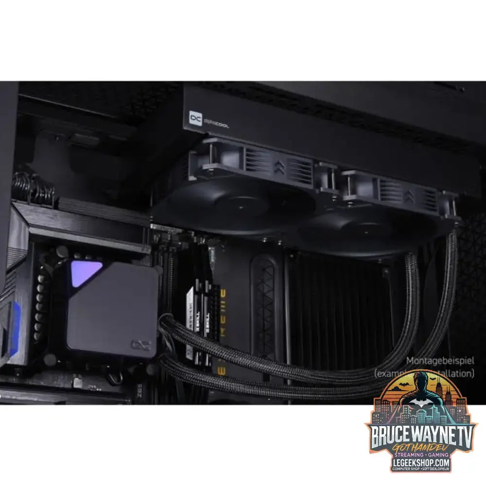 Alphacool Core Ocean T38 AIO 280mm, Wasserkühlung schwarz - Alphacool - vue 8