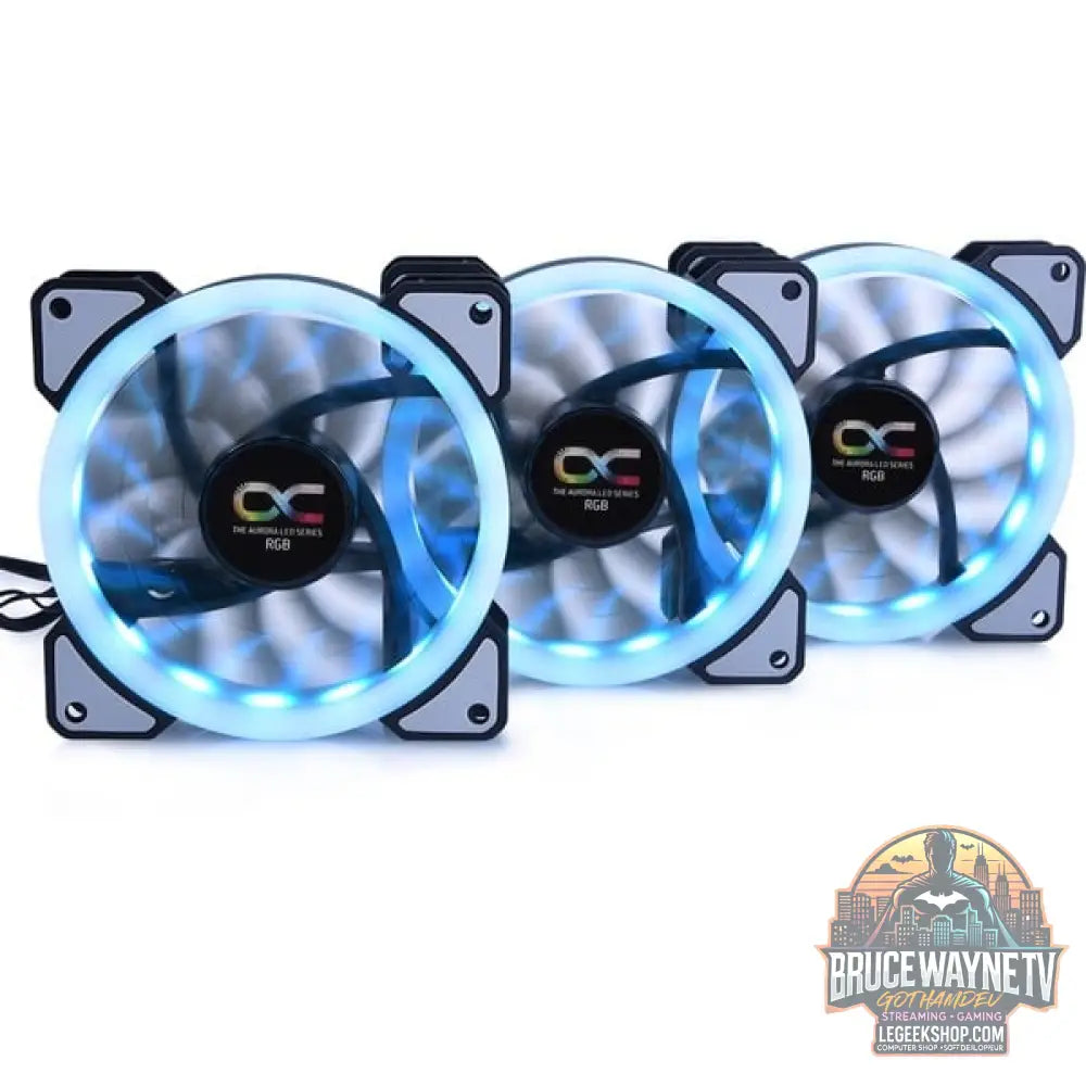 Alphacool Eiszyklon Aurora LUX Digital RGB - 3er Kit 120x120x25mm, Gehäuselüfter - Alphacool