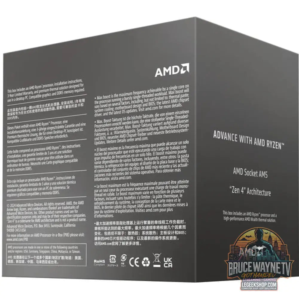 AMD Ryzen™ 7 8700F, Prozessor (Boxed-Version) - AMD - vue 4