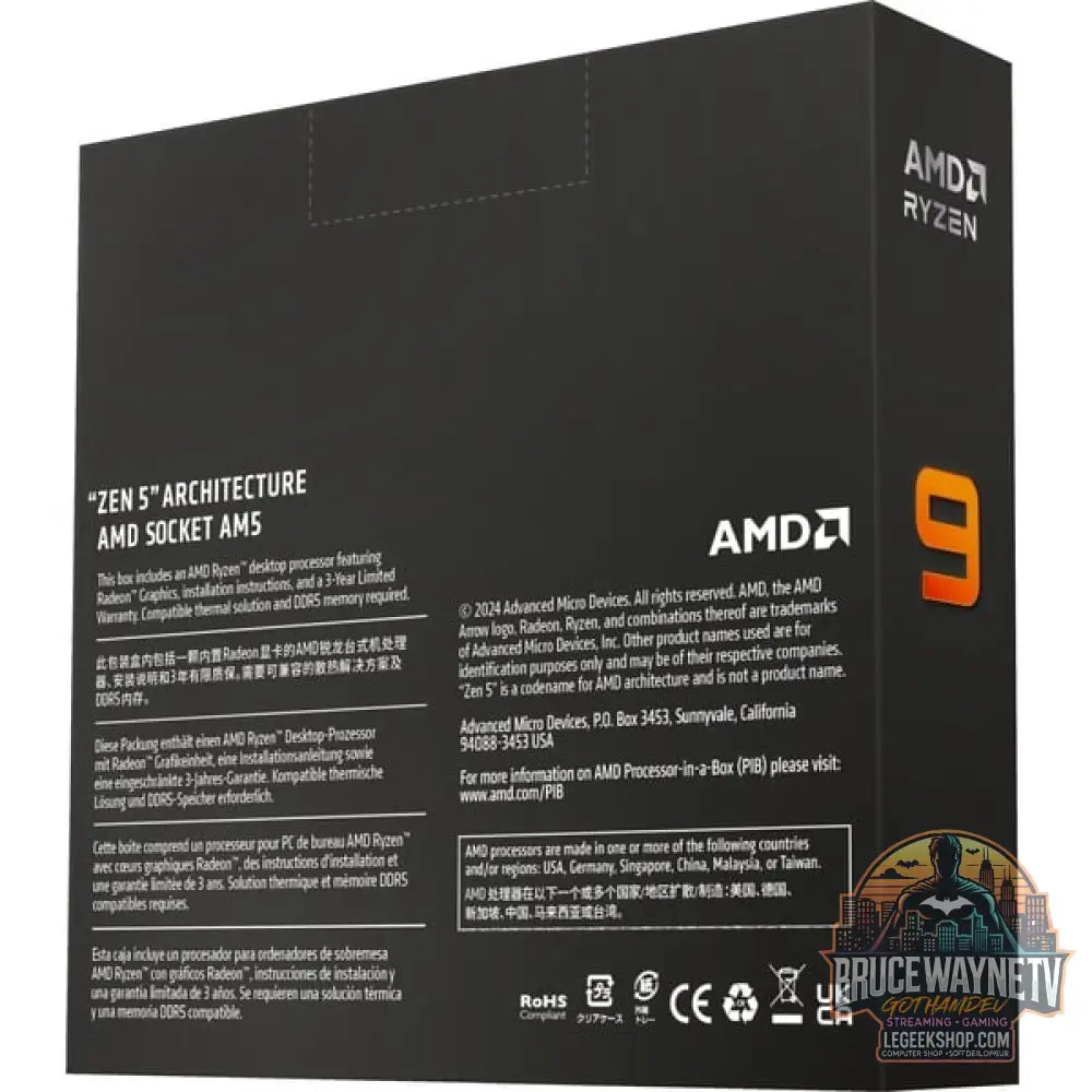 AMD Ryzen™ 9 9950X, Prozessor (Boxed-Version) - AMD - vue 4