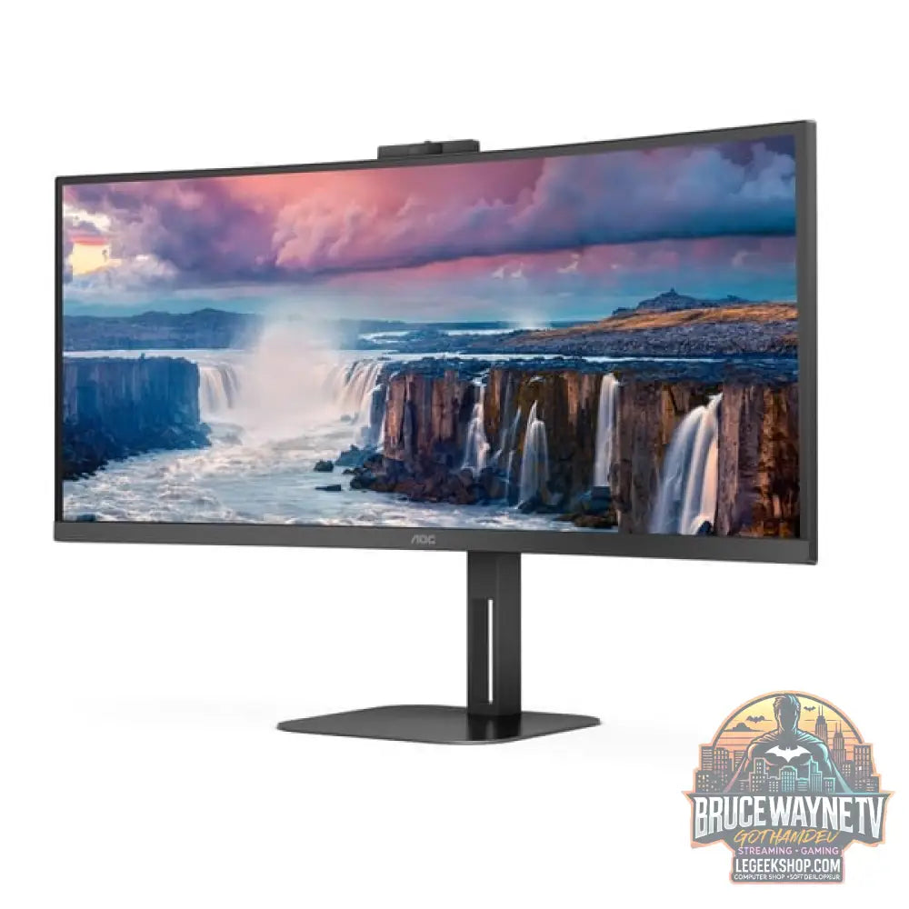 AOC CU34V5CW/BK 34" QHD/WQHD VA 100 Hz - AOC - vue 3