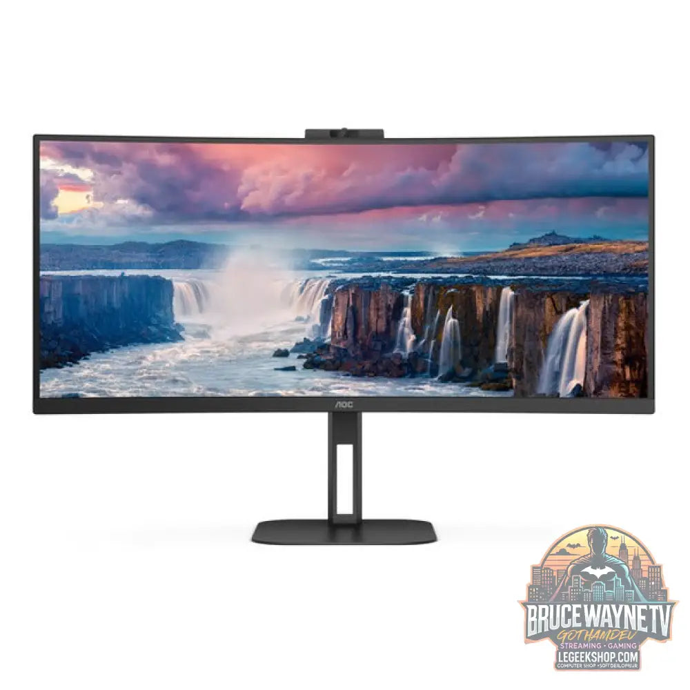 AOC CU34V5CW/BK 34" QHD/WQHD VA 100 Hz - AOC - vue 2
