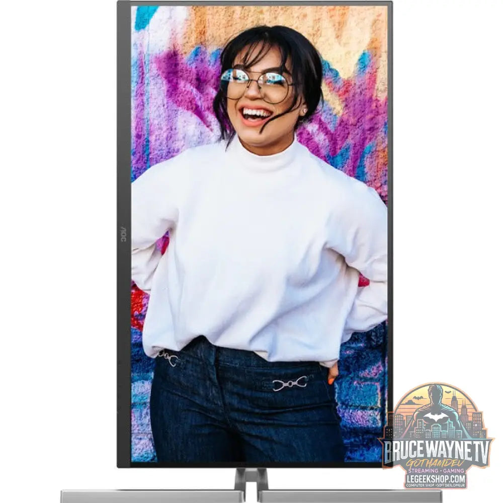 AOC U32U3CV 31,5" 3840 × 2160 px IPS 60 Hz - AOC - vue 4