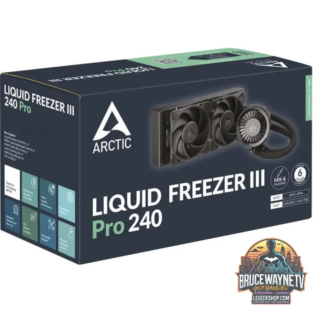 ARCTIC Liquid Freezer III Pro 240, Wasserkühlung schwarz - ARCTIC - vue 6