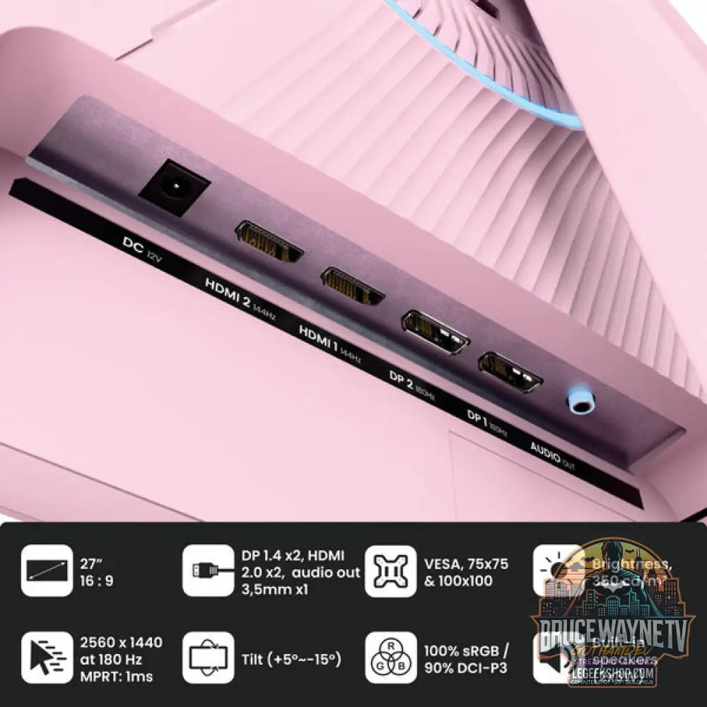 Arozzi Nova 27T2K180 27" QHD/WQHD IPS 180 Hz - Arozzi - vue 4