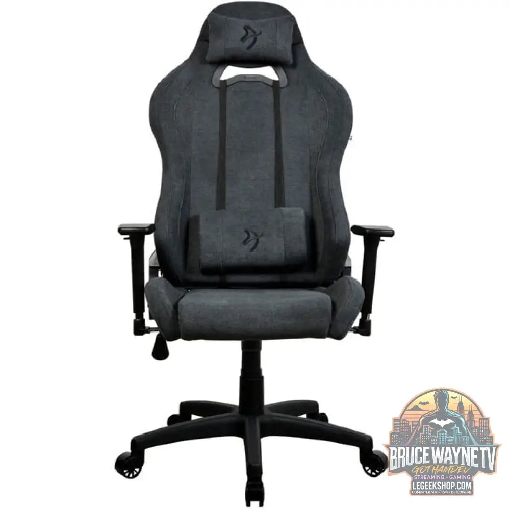 Arozzi Torretta chaise gaming, Soft tissu V2 Dark Grey - Arozzi - vue 2